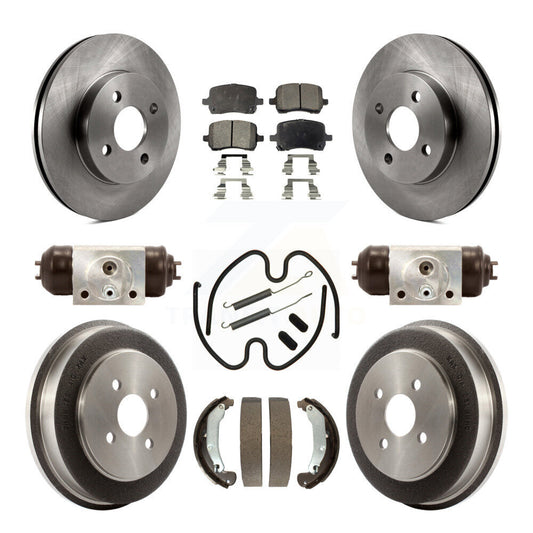 Disc Rotors and Semi-Metallic Brake Pads Kit-K8F-105337