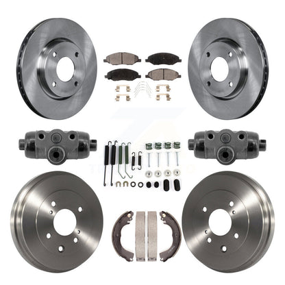 Disc Rotors and Semi-Metallic Brake Pads Kit-K8F-105345