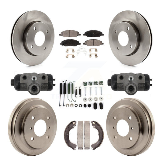 Disc Rotors and Semi-Metallic Brake Pads Kit-K8F-105346