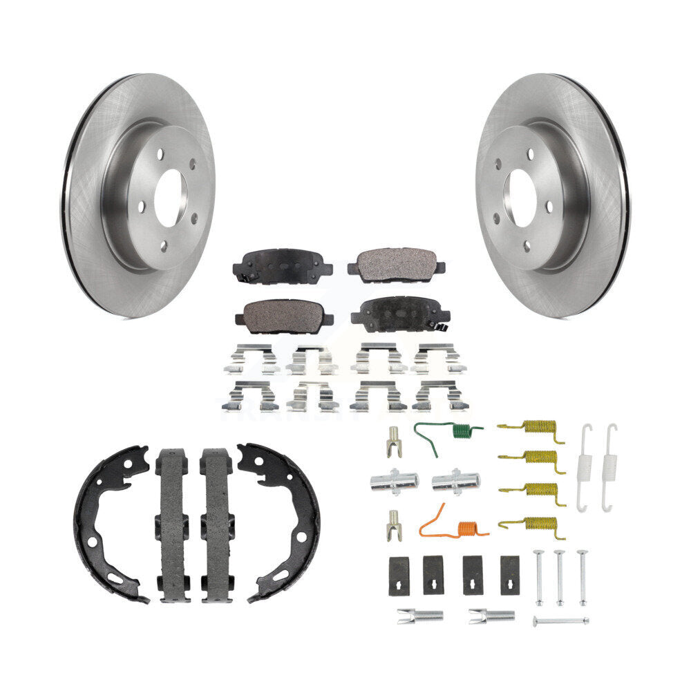 Disc Rotors and Semi-Metallic Brake Pads Kit-K8F-105382