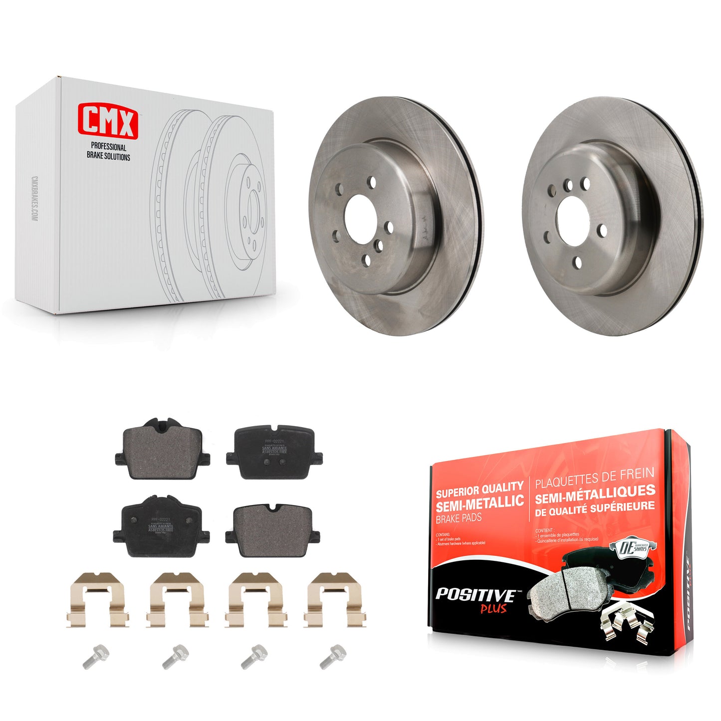 Disc Rotors and Semi-Metallic Brake Pads Kit-K8F-105417 Kit.bestparts.ca