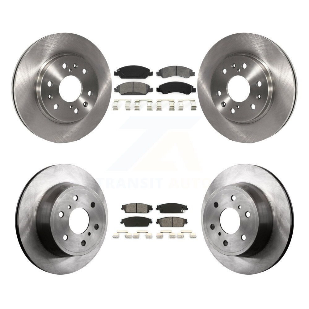 Disc Rotors and Semi-Metallic Brake Pads Kit-K8S-100802 - Kit.bestparts.ca