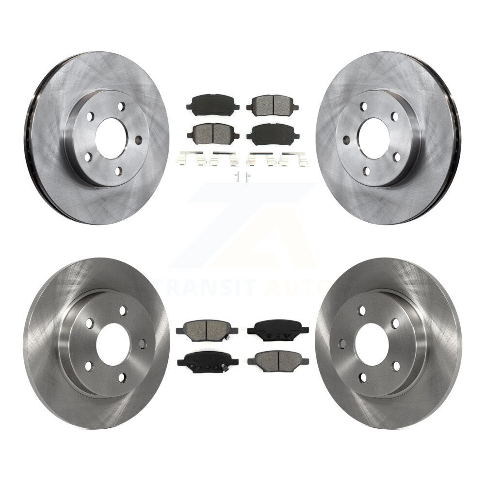 Disc Rotors and Semi-Metallic Brake Pads Kit-K8S-100818 - Kit.bestparts.ca