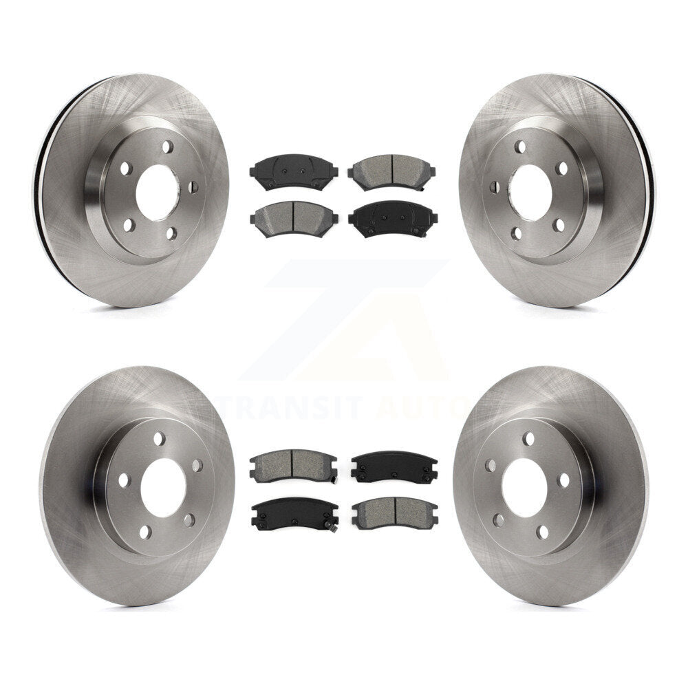 Disc Rotors and Semi-Metallic Brake Pads Kit-K8S-100820 - Kit.bestparts.ca