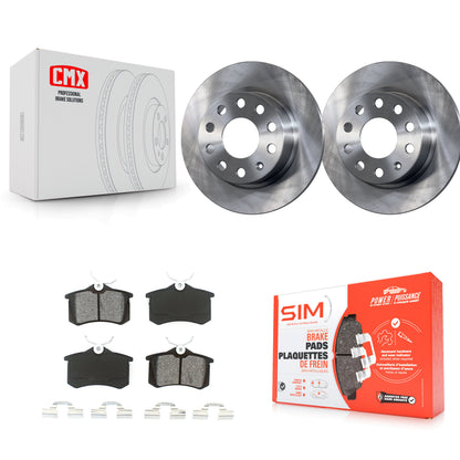 Disc Rotors and Semi-Metallic Brake Pads Kit-K8S-101938