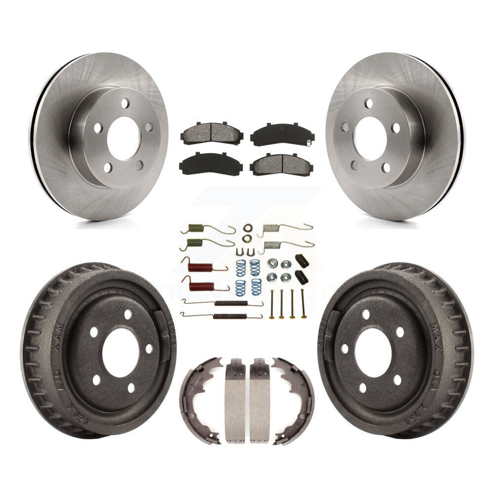 Disc Rotors and Semi-Metallic Brake Pads Kit-K8S-102033 - Kit.bestparts.ca