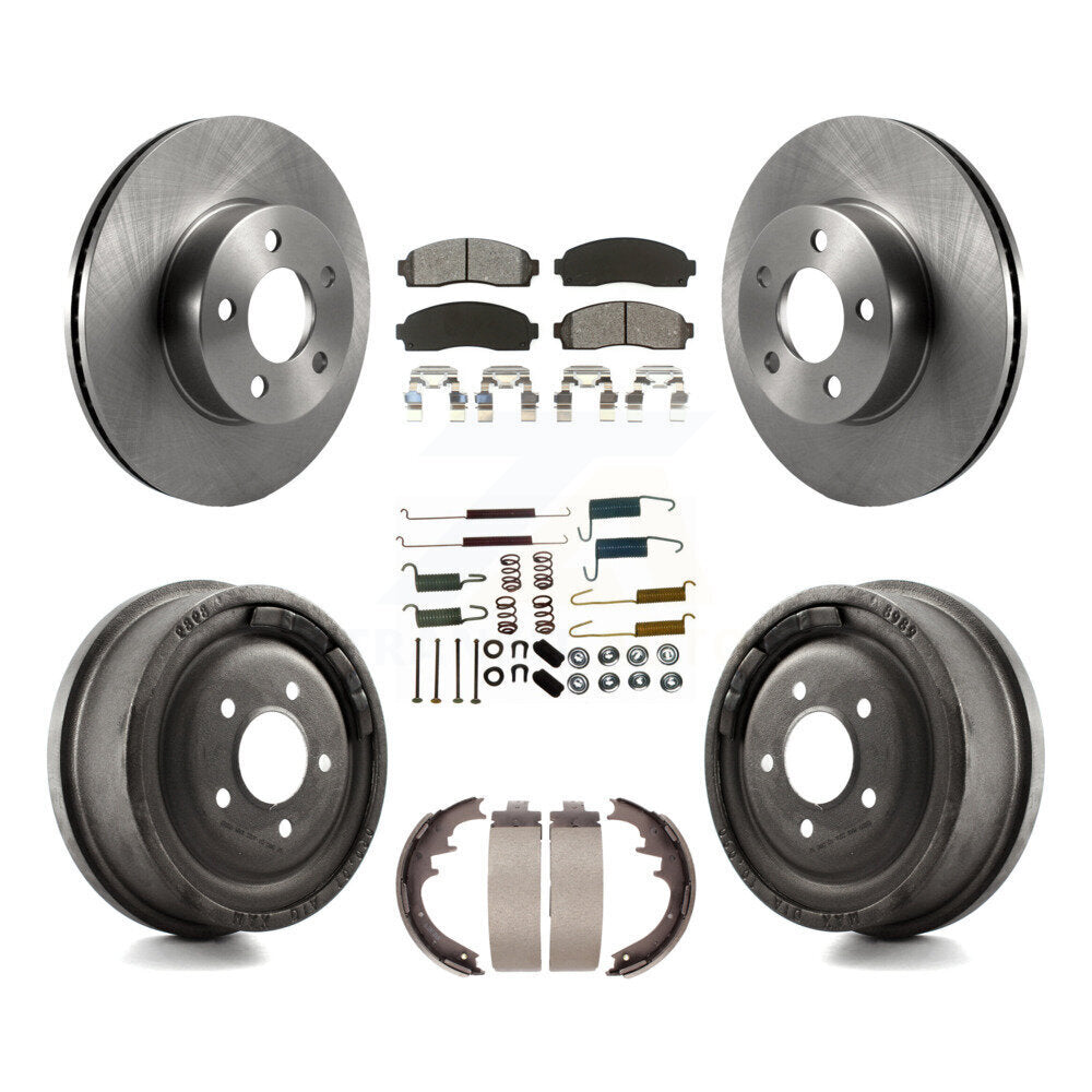 Disc Rotors and Semi-Metallic Brake Pads Kit-K8S-102039 - Kit.bestparts.ca