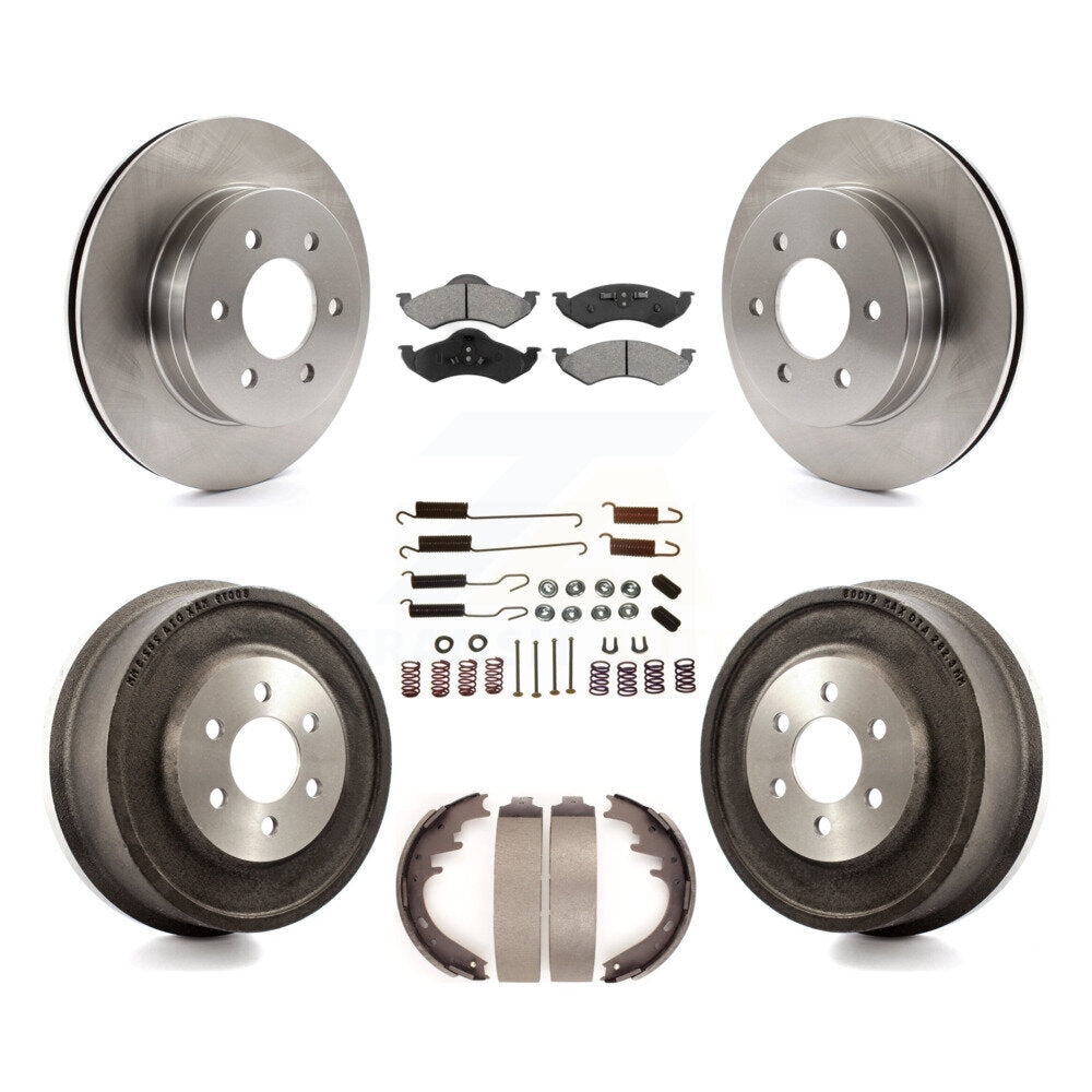 Disc Rotors and Semi-Metallic Brake Pads Kit-K8S-102058 - Kit.bestparts.ca