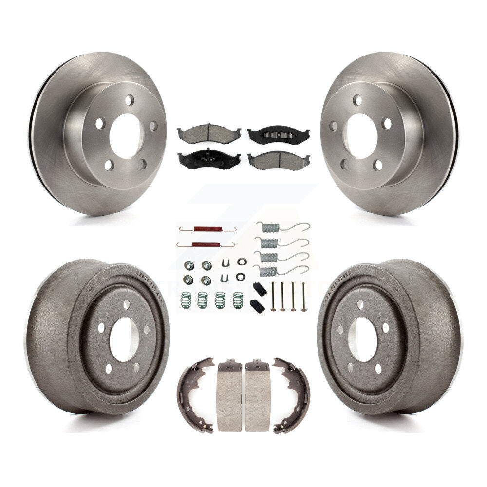 Disc Rotors and Semi-Metallic Brake Pads Kit-K8S-102063 - Kit.bestparts.ca