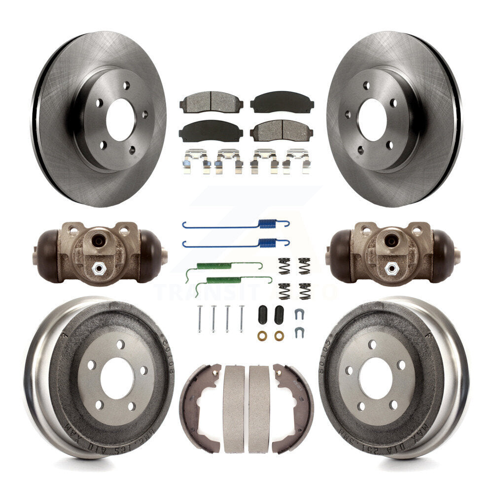 Disc Rotors and Semi-Metallic Brake Pads Kit-K8S-102215 - Kit.bestparts.ca