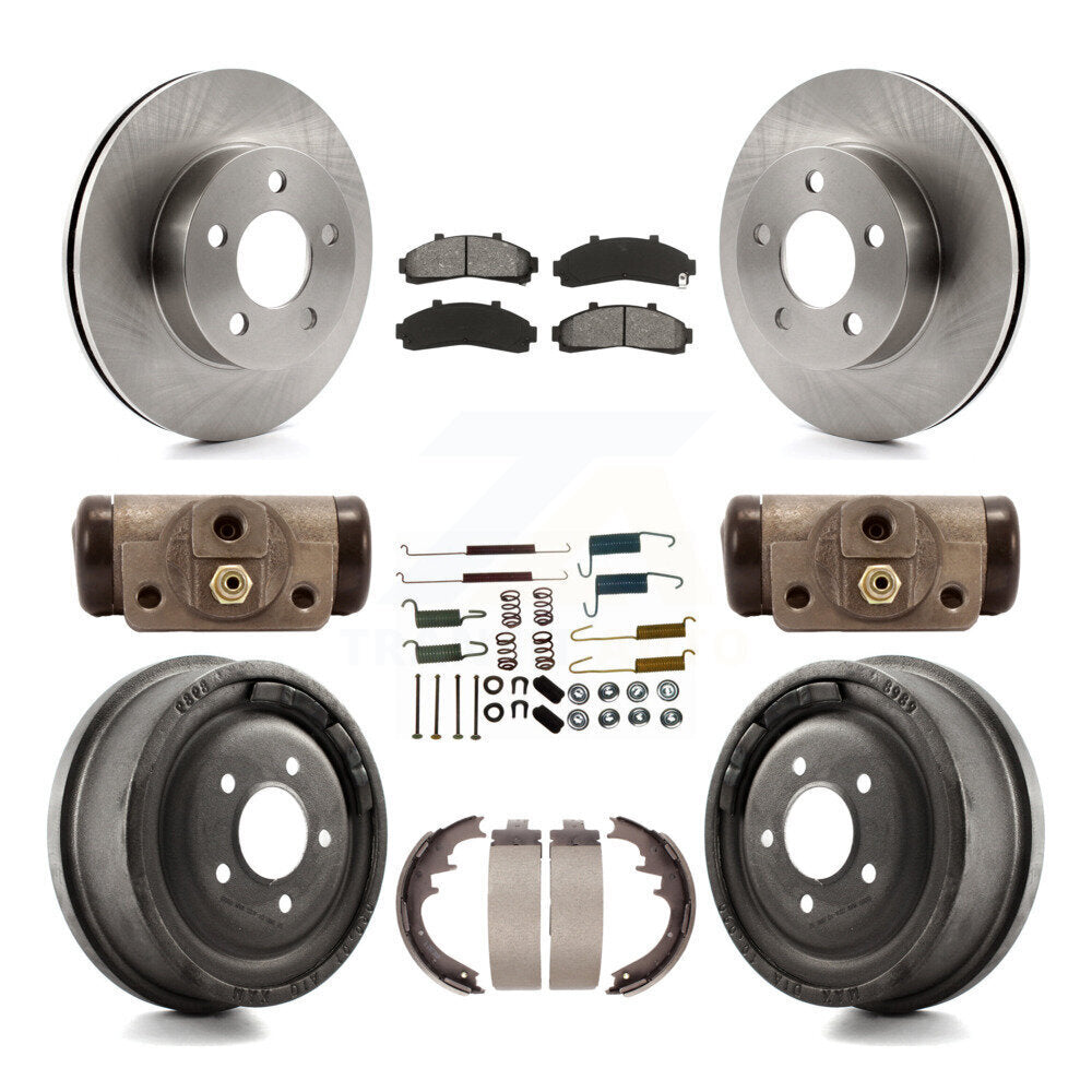 Disc Rotors and Semi-Metallic Brake Pads Kit-K8S-102221 - Kit.bestparts.ca Kit.bestparts.ca
