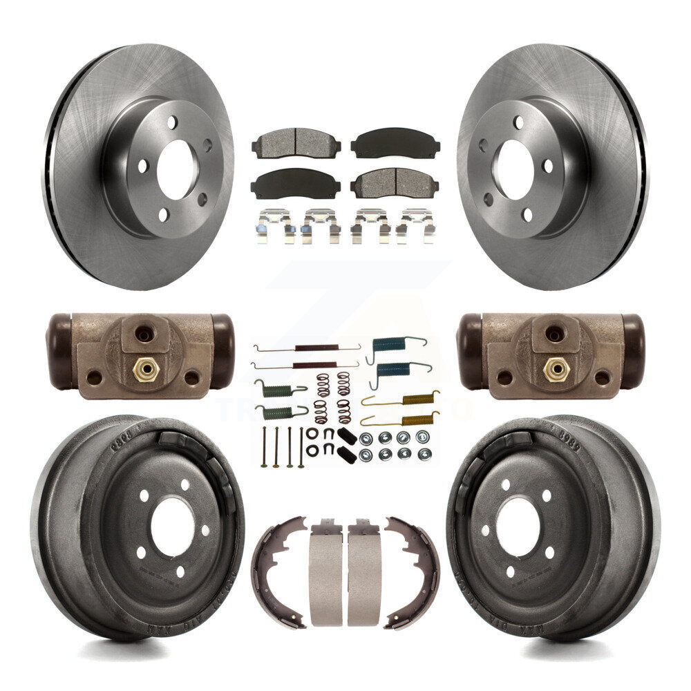 Disc Rotors and Semi-Metallic Brake Pads Kit-K8S-102222 - Kit.bestparts.ca