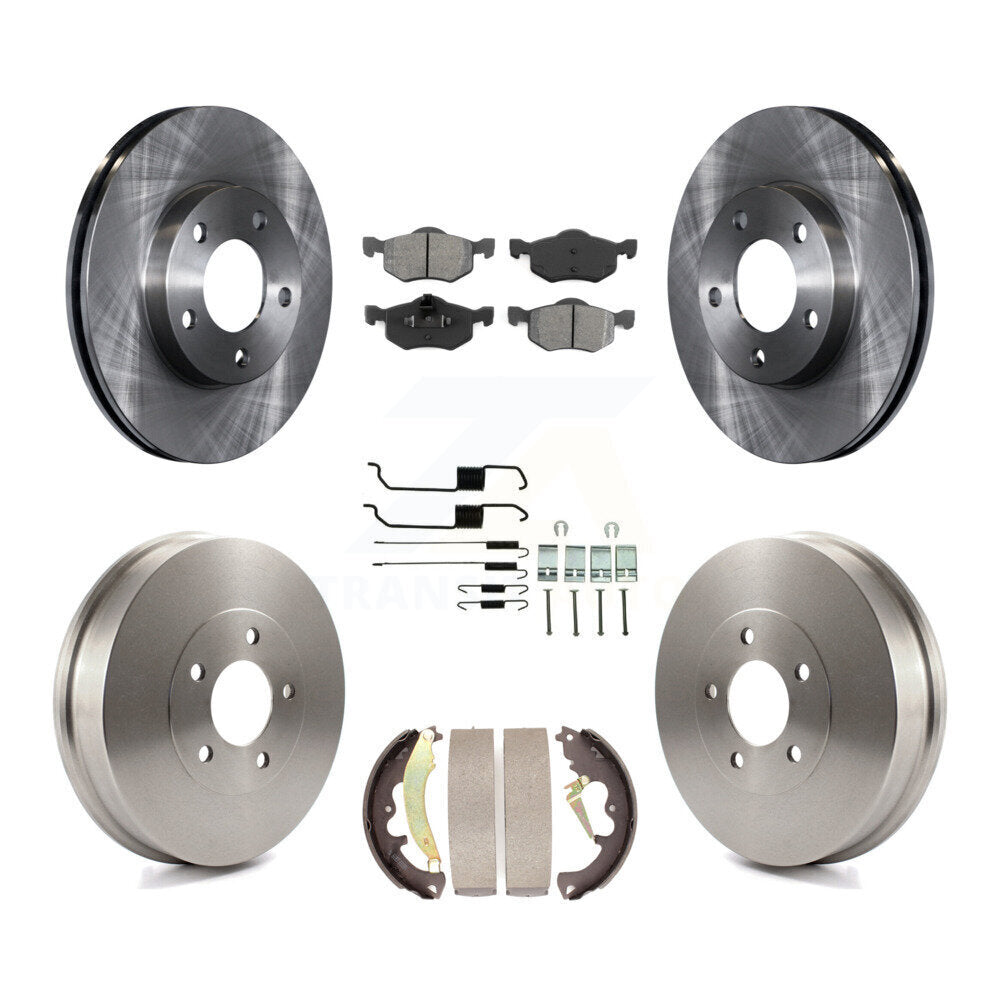Disc Rotors and Semi-Metallic Brake Pads Kit-K8S-102324 - Kit.bestparts.ca Kit.bestparts.ca