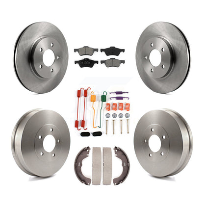 Disc Rotors and Semi-Metallic Brake Pads Kit-K8S-102327 - Kit.bestparts.ca