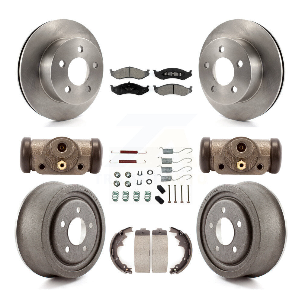 Disc Rotors and Semi-Metallic Brake Pads Kit-K8S-102520 - Kit.bestparts.ca Kit.bestparts.ca