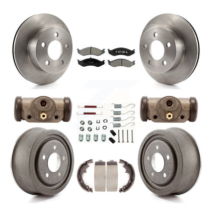 Disc Rotors and Semi-Metallic Brake Pads Kit-K8S-102520 - Kit.bestparts.ca