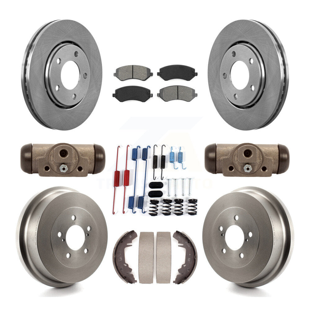 Disc Rotors and Semi-Metallic Brake Pads Kit-K8S-102526 - Kit.bestparts.ca