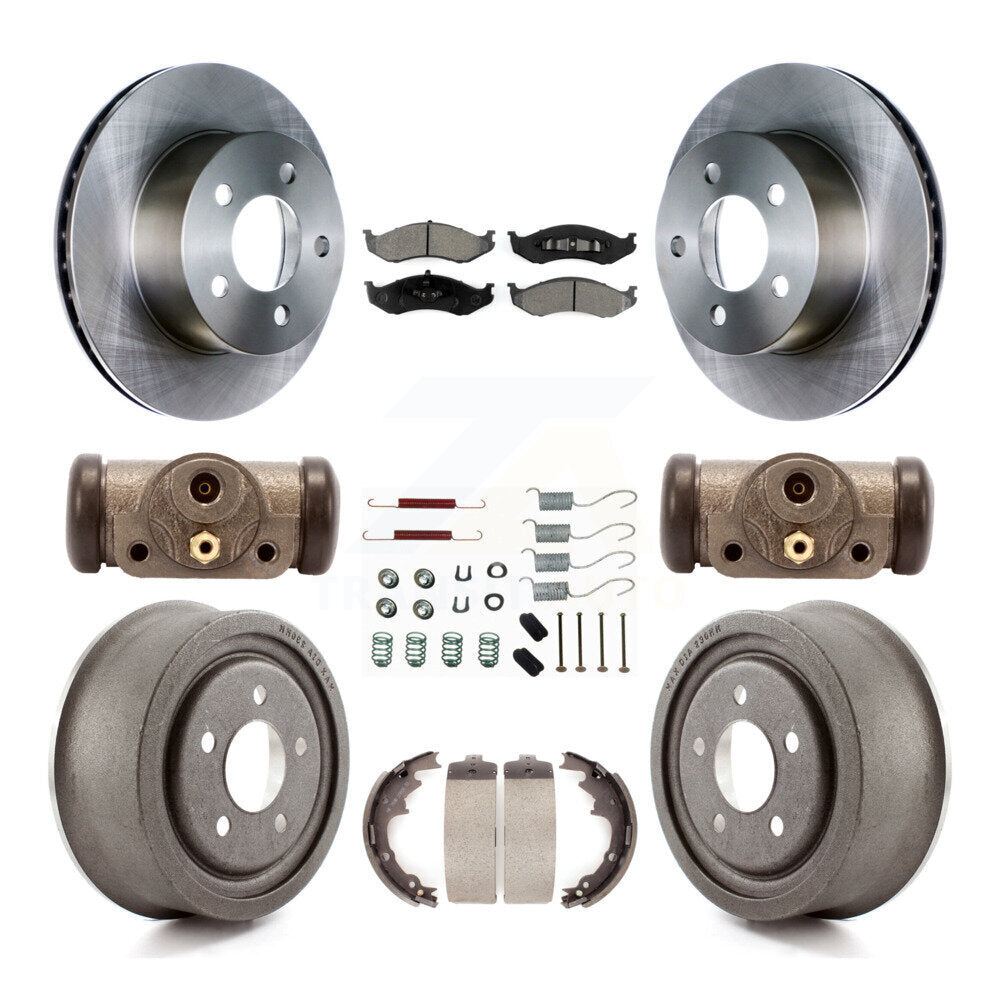 Disc Rotors and Semi-Metallic Brake Pads Kit-K8S-102610 - Kit.bestparts.ca
