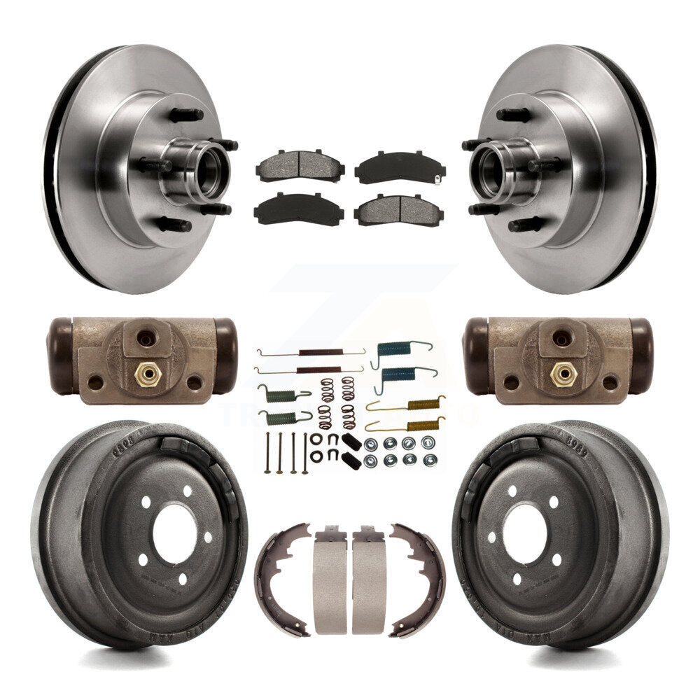 Disc Rotors and Semi-Metallic Brake Pads Kit-K8S-103172 - Kit.bestparts.ca
