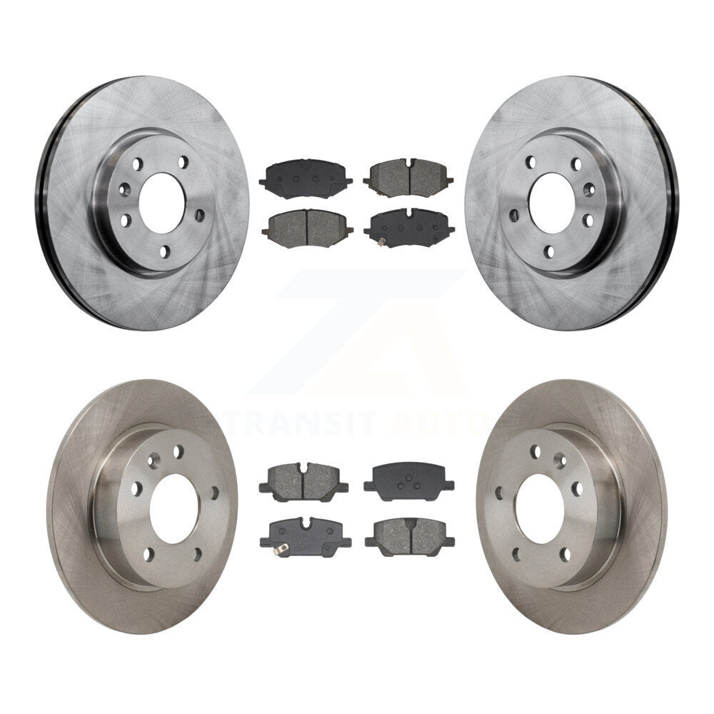 Disc Rotors and Semi-Metallic Brake Pads Kit-K8S-104111