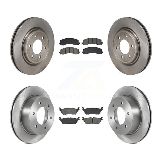 Disc Rotors and Semi-Metallic Brake Pads Kit-K8S-104127