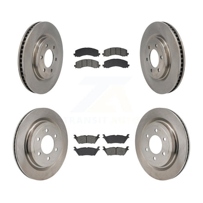 Disc Rotors and Semi-Metallic Brake Pads Kit-K8S-104140