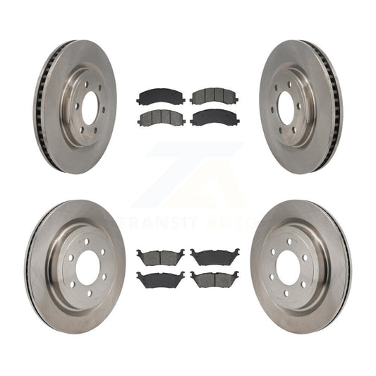 Disc Rotors and Semi-Metallic Brake Pads Kit-K8S-104140