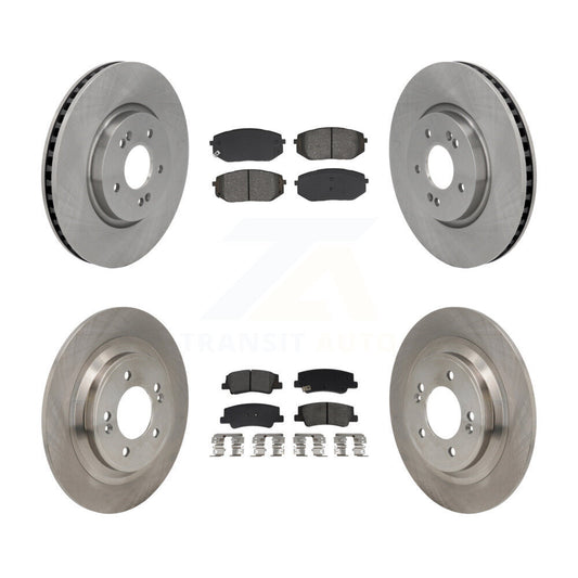 Disc Rotors and Semi-Metallic Brake Pads Kit-K8S-104141