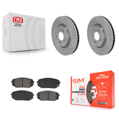 Disc Rotors and Semi-Metallic Brake Pads Kit-K8S-104169
