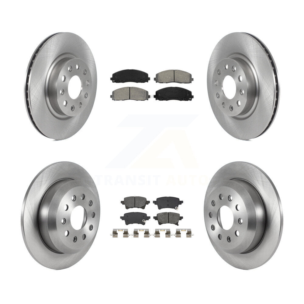 Disc Rotors and Semi-Metallic Brake Pads Kit-K8S-104256 - Kit.bestparts.ca