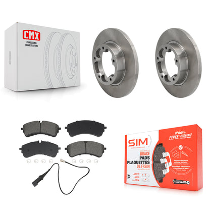 Disc Rotors and Semi-Metallic Brake Pads Kit-K8S-105048