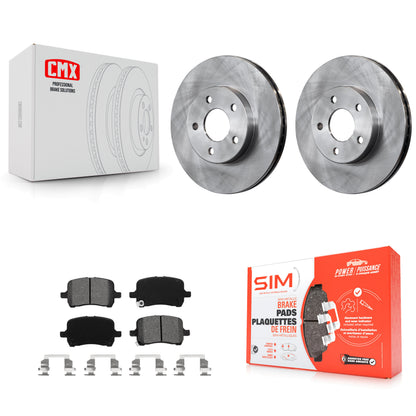 Disc Rotors and Semi-Metallic Brake Pads Kit-K8S-105061