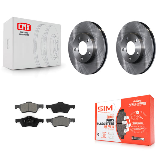 Disc Rotors and Semi-Metallic Brake Pads Kit-K8S-105072