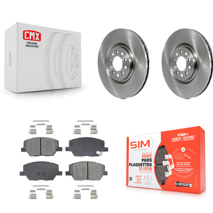 Disc Rotors and Semi-Metallic Brake Pads Kit-K8S-105075