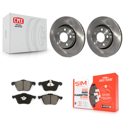 Disc Rotors and Semi-Metallic Brake Pads Kit-K8S-105077
