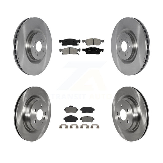 Disc Rotors and Semi-Metallic Brake Pads Kit-K8S-105079