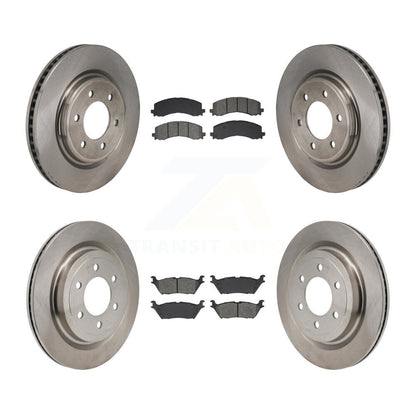 Disc Rotors and Semi-Metallic Brake Pads Kit-K8S-105080
