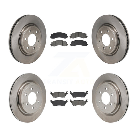 Disc Rotors and Semi-Metallic Brake Pads Kit-K8S-105080