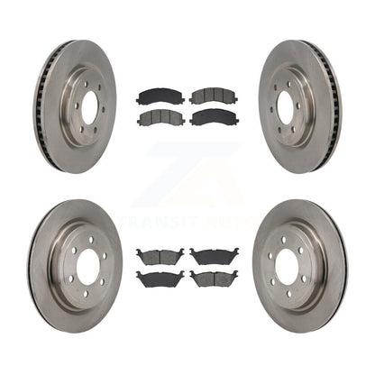 Disc Rotors and Semi-Metallic Brake Pads Kit-K8S-105081