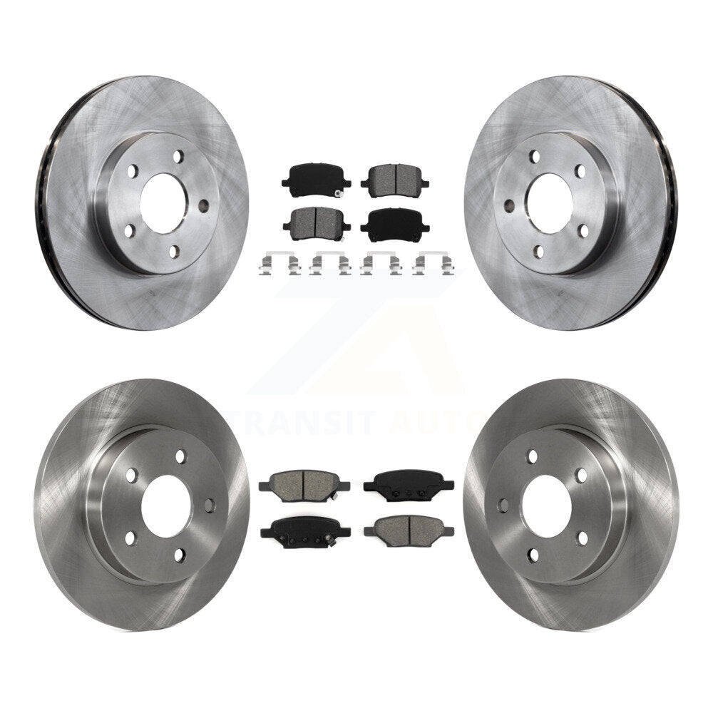 Disc Rotors and Semi-Metallic Brake Pads Kit-K8S-105083