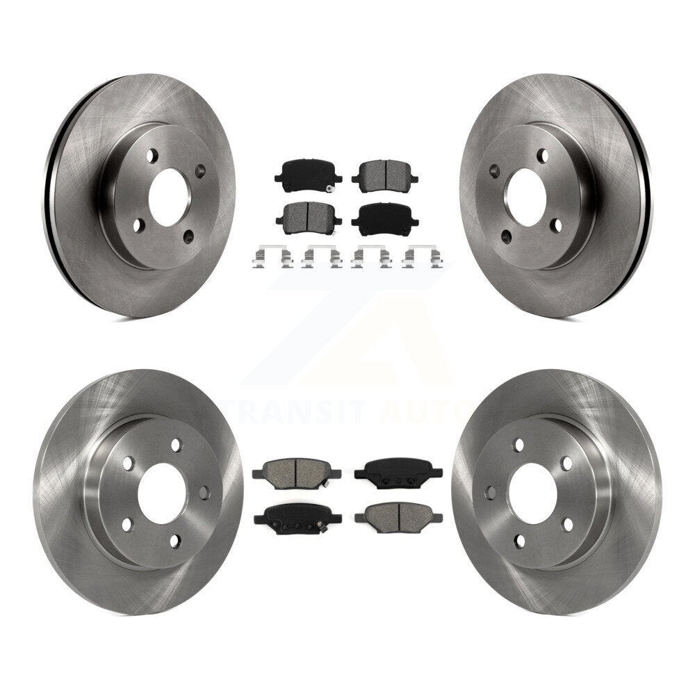 Disc Rotors and Semi-Metallic Brake Pads Kit-K8S-105084