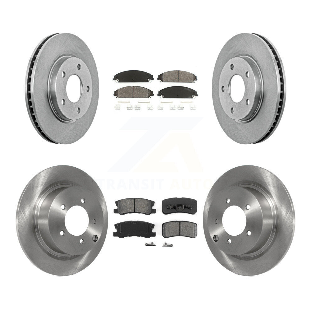 Disc Rotors and Semi-Metallic Brake Pads Kit-K8S-105089