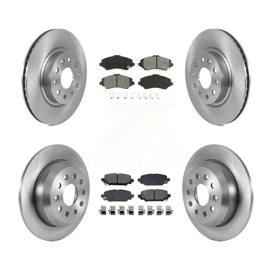 Disc Rotors and Semi-Metallic Brake Pads Kit-K8S-105096