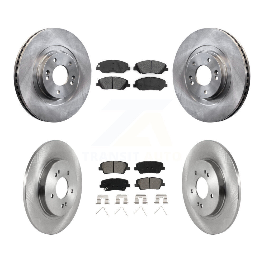 Disc Rotors and Semi-Metallic Brake Pads Kit-K8S-105106