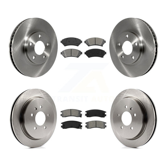 Disc Rotors and Semi-Metallic Brake Pads Kit-K8S-105107