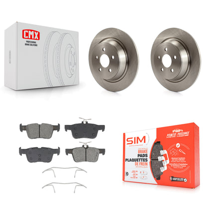Disc Rotors and Semi-Metallic Brake Pads Kit-K8S-105114