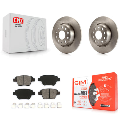 Disc Rotors and Semi-Metallic Brake Pads Kit-K8S-105116