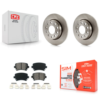 Disc Rotors and Semi-Metallic Brake Pads Kit-K8S-105119
