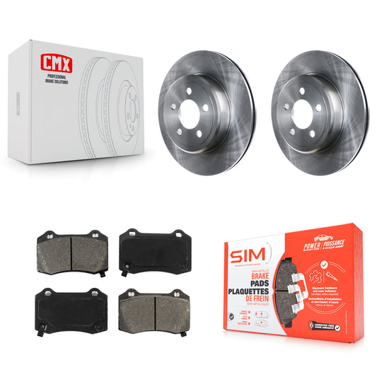 Disc Rotors and Semi-Metallic Brake Pads Kit-K8S-105120