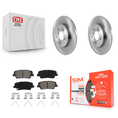 Disc Rotors and Semi-Metallic Brake Pads Kit-K8S-105122